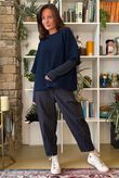 Clemmie Box Knit Navy